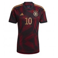 Camiseta Alemania Serge Gnabry #10 Segunda Equipación Replica Mundial 2022 mangas cortas